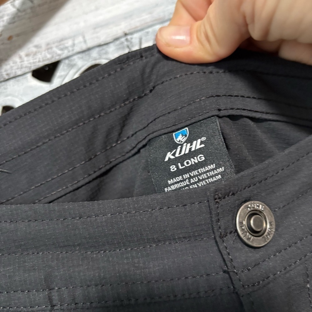 NEW Kuhl Horizn RECCO Convertible Cargo Hiking Pants In Raven Gray Size 8 Long - Picture 8 of 8